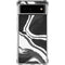 Black Marble Ink Google Pixel 6 Clear Case